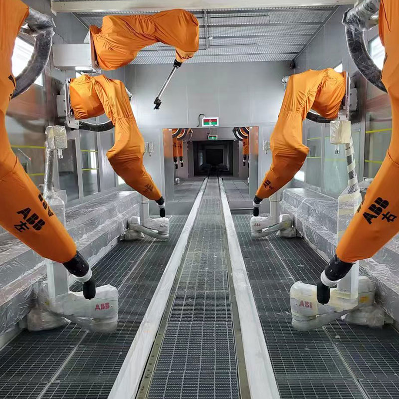 Automatic Robotic Spray Booth