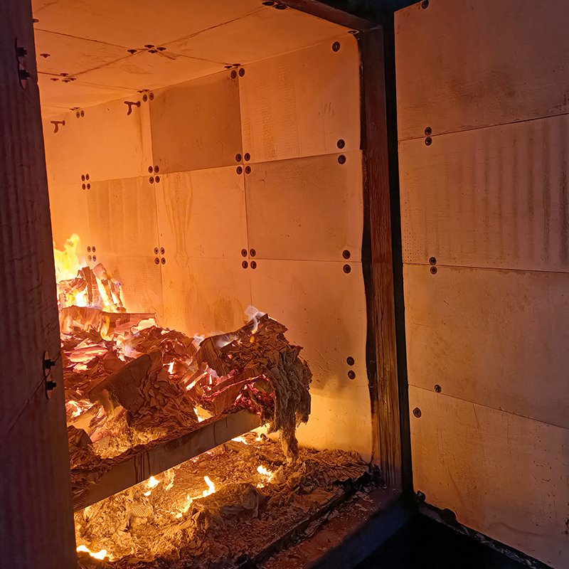 Pyrolysis Furnace & Cleaning Booth