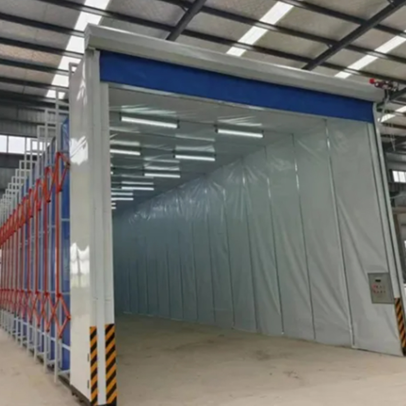 Retractable Mobile Spray and Sanding Booth
