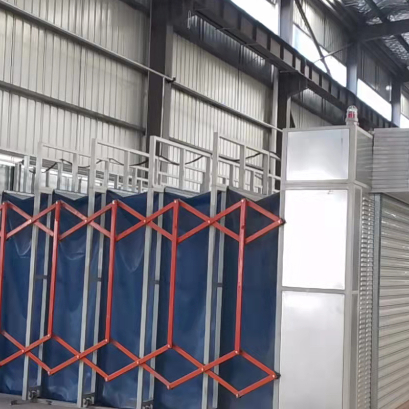 Retractable Mobile Spray and Sanding Booth