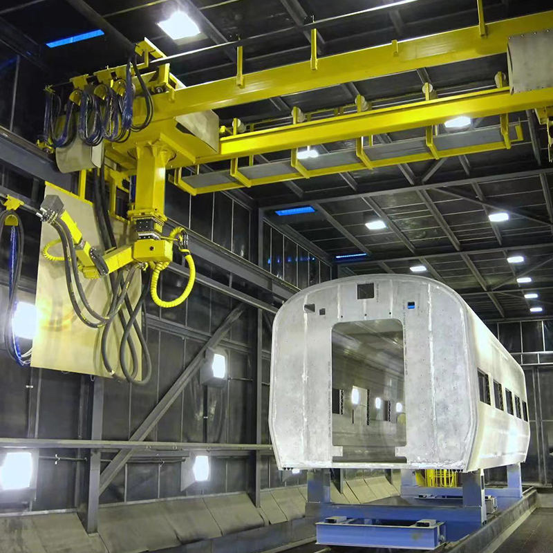 Painting Line For Grain Tank Truck Body